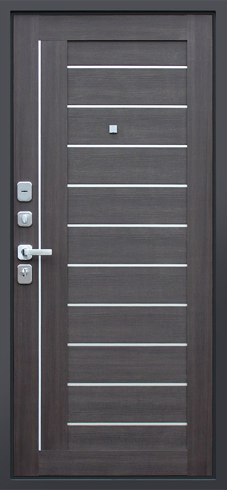 Товар Дверь Дуэт орех рифленый DIS006696