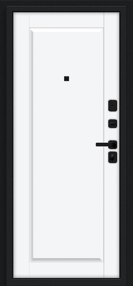 Товар Дверь Сьют МФ/SBlack Букле черное/White Silk BR6204