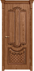 Товар Межкомнатная дверь Легенда Муар Орех натуральный 2 глухое ост