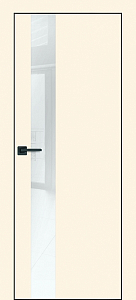 Товар Межкомнатная дверь PX-10 черная кромка с 4-х ст. Дуб скай белый